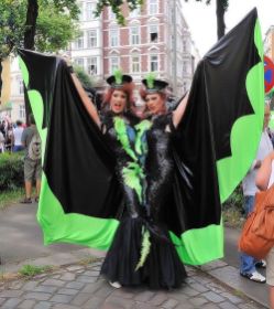 Fledermaus CSD 2009 Barbie Stupid und Lee Jackson